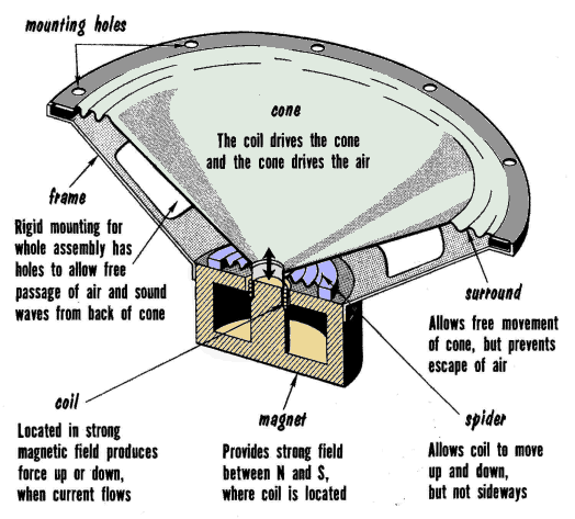 moving-coil dynamic loudspeaker